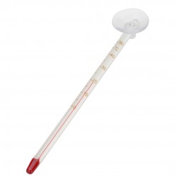 Glasthermometer mit sauger